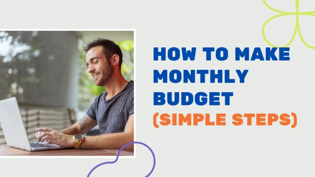 how to make monthly budget
