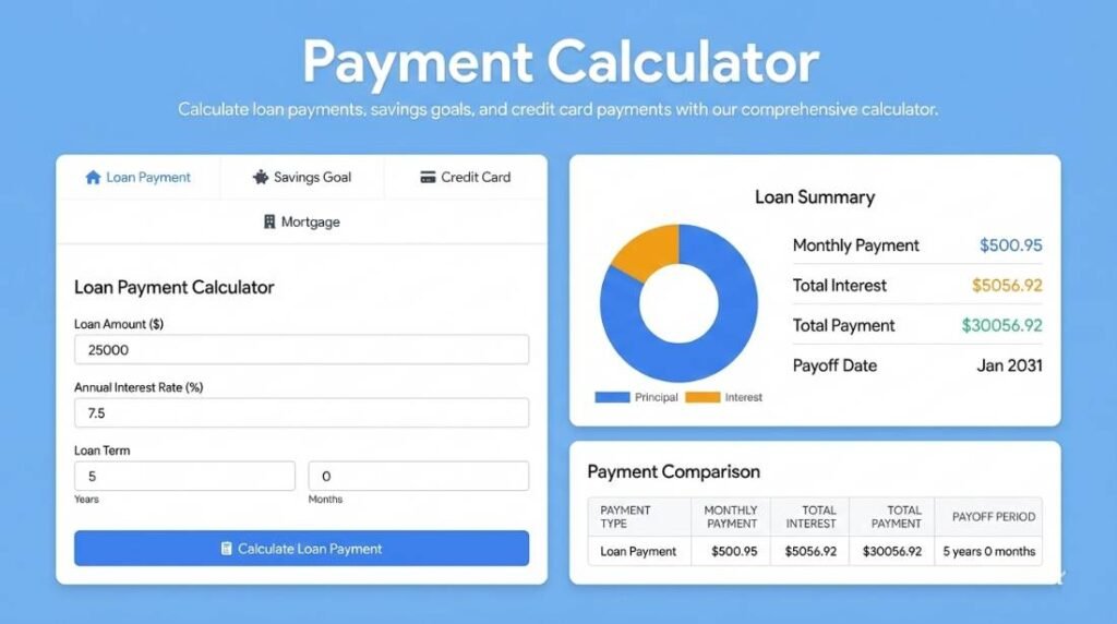 Payment calculator